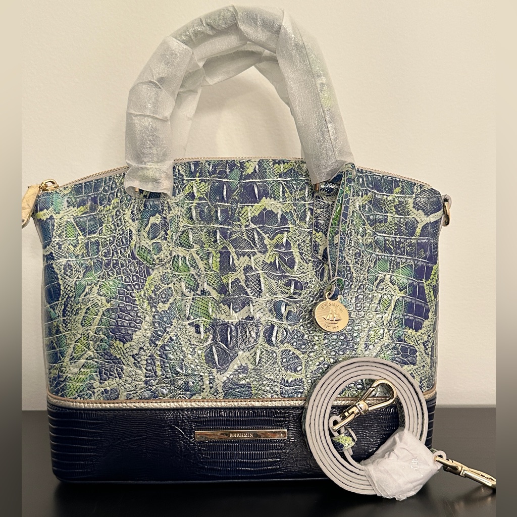 Nwt Brahmin Leather Handbag (Wallet In Separate Listing!)